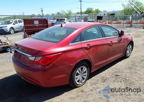 2011 Hyundai Sonata Gls from USA, damaged, VIN 5NPEB4AC9BH193593